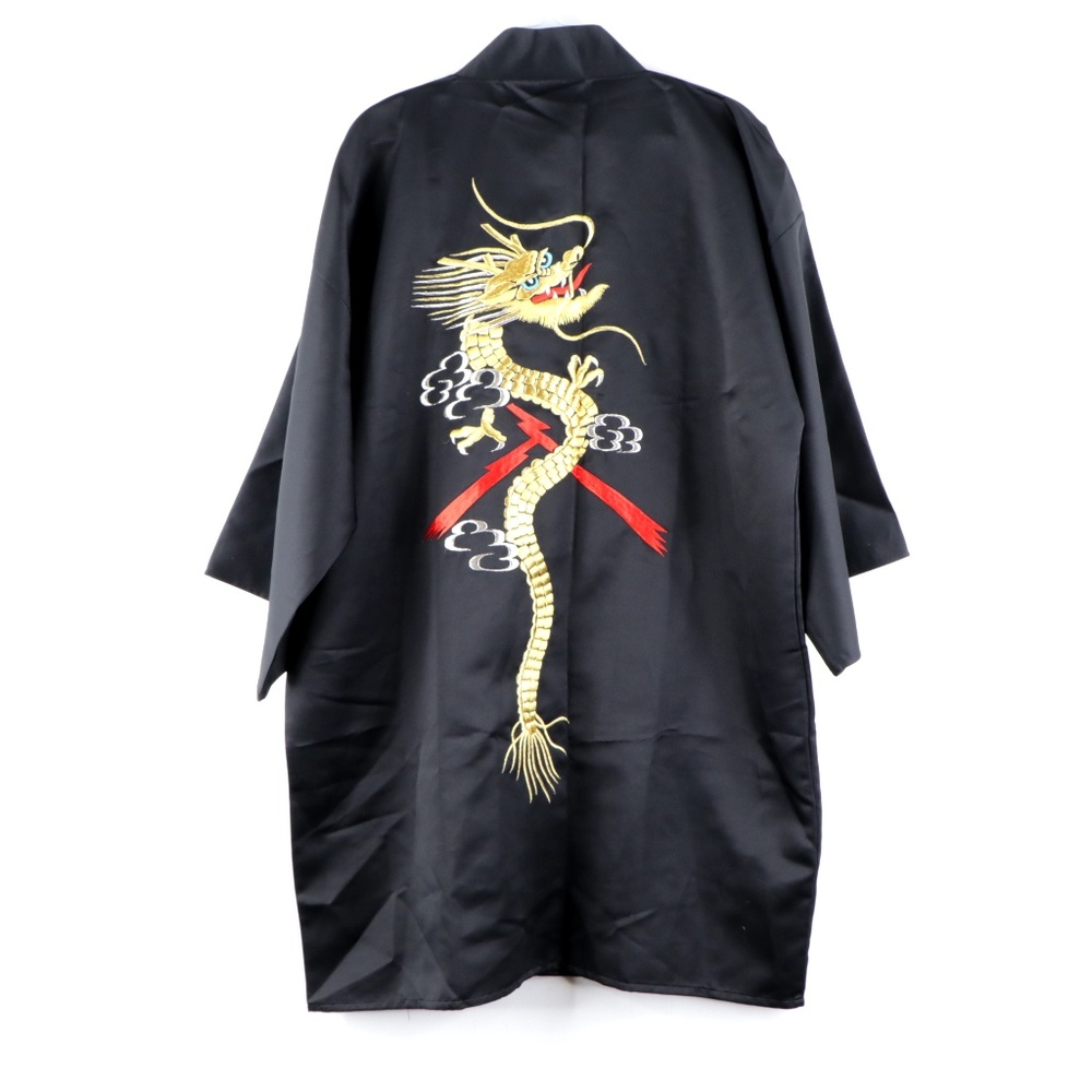 Ichi Ban Open Front Robe Embroidered Dragon Japan